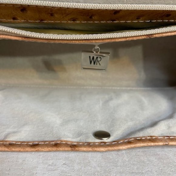 💖Host Pick💖 ONE OF A KIND! Ostrich leather Handbag With a Secret Depart. /H38 - Picture 11 of 12